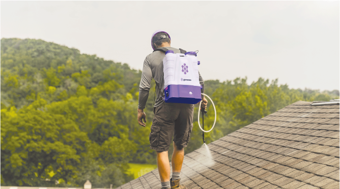 GoNano backpack spraying